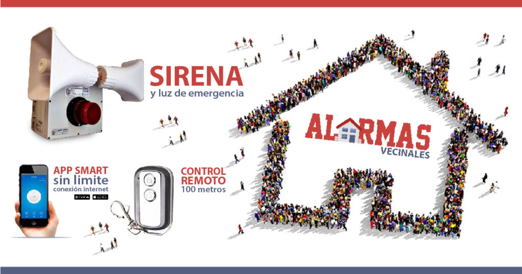 Alarma vecinal inalambrica