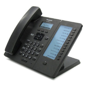 KX-HDV230-B Telefono SIP ejecutivo, PoE, pantalla y 24 teclas - negro