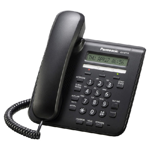 KX-NT511PXB Telefono IP Propietario basico, PoE, negro