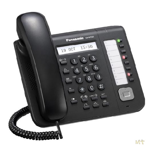 KX-NT551-B Telefono IP Propietario PoE, negro