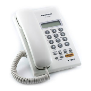 KX-T7705 Telefono ID con altavoz, blanco