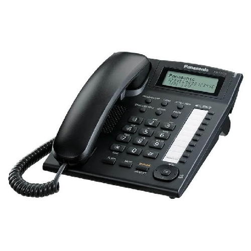 KX-T7716-B Telefono ejecutivo, negro