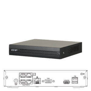 NVR1B04HC-4P/E-EZIP Grabador NVR 4 Canales IP