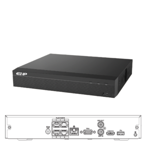 NVR1B04HS-4P Grabador NVR 4 Canales IP