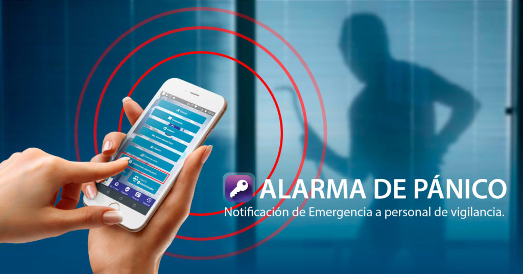 Alarma de pánico con ubicación ADV Residencial