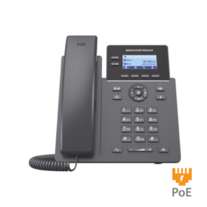 Grandstream GRP-2602P Teléfono IP Wi-Fi | Grado Operador | 14 líneas SIP con 6 cuentas | pantalla LCD 5 | puertos Gigabit | Bluetooth integrado | PoE