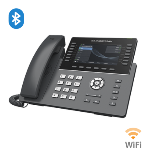 Grandstream GRP2650 Teléfono IP Grado Operador | 4 líneas SIP con 2 cuentas | pantalla a color 2.4 | codec Opus | IPV4/IPV6 | Gestión en la nube GDMS